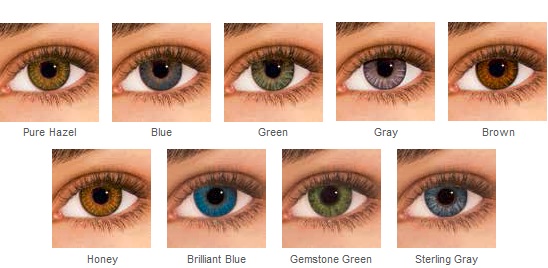 Pure Hazel Contacts - Air Optix Colors Pure Hazel